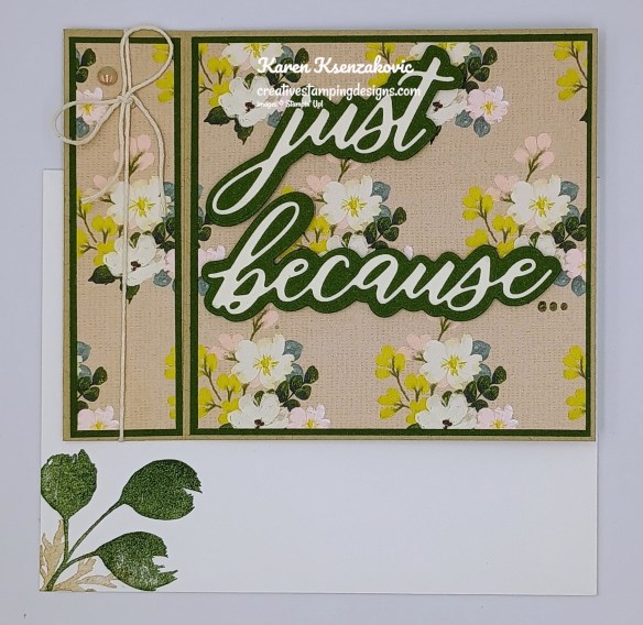 Stampin' Up! Words of Beauty Fun Fold 6 creativestampingdesigns.com
