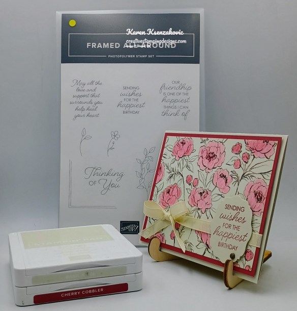 Stampin' Up! Framed All around Birthday 1 creativestampingdesigns.com