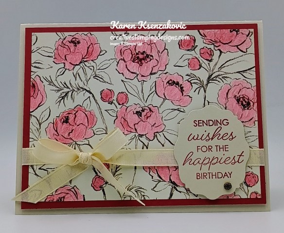 Stampin' Up! Framed All around Birthday 2 creativestampingdesigns.com