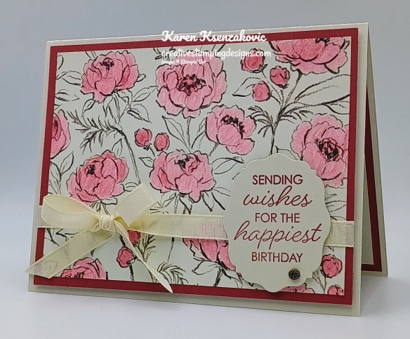Stampin' Up! Framed All around Birthday 4 creativestampingdesigns.com