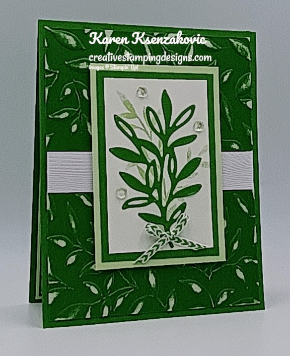 Stampin' Up! Greenery Lane Monochromatic 3 creativestampingdesigns.com