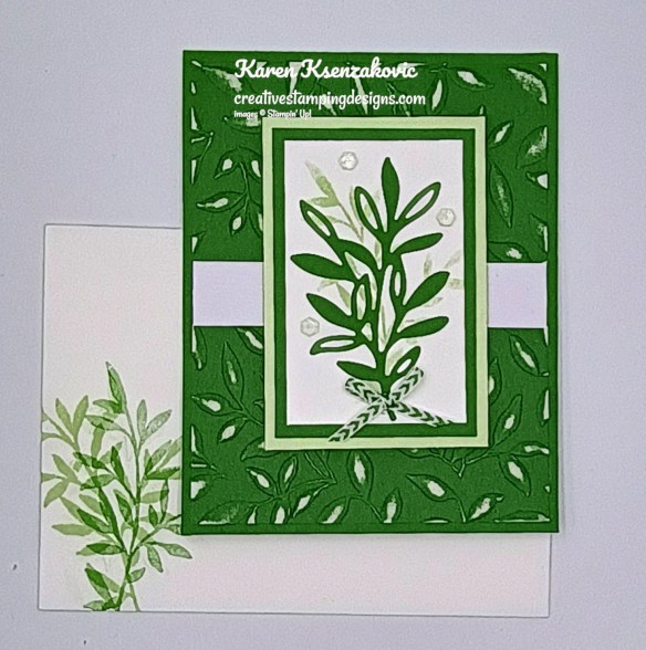 Stampin' Up! Greenery Lane Monochromatic 6 creativestampingdesigns.com