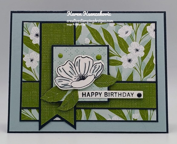 Stampin' Up! Lovely Arrangements Birthday 2 creativestampingdesigns.com