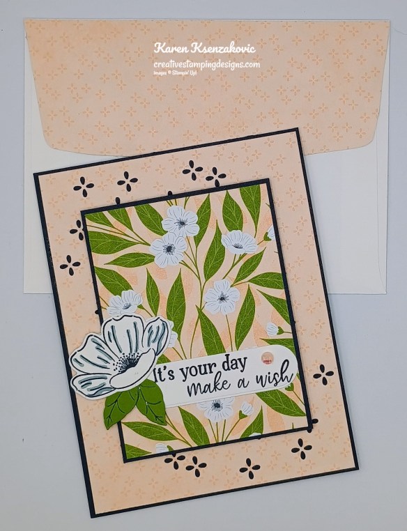 Stampin' Up! Make A Wish CAS 7 creativestampingdesigns.com