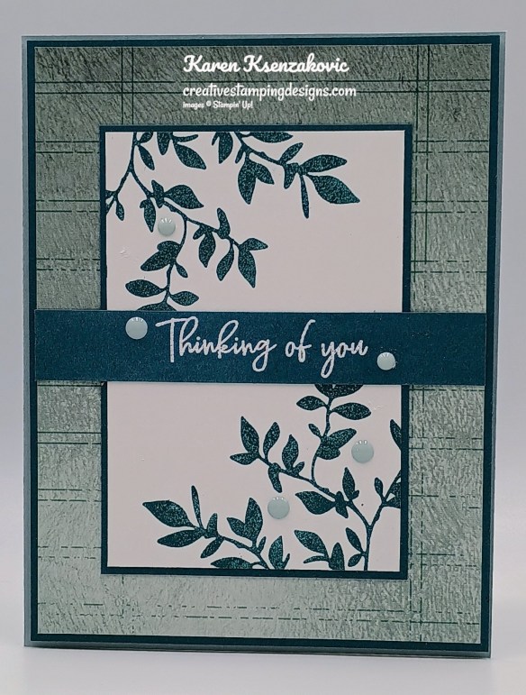 Stampin' Up! Nature's Symphony CAS 2 creativestampingdesigns.com