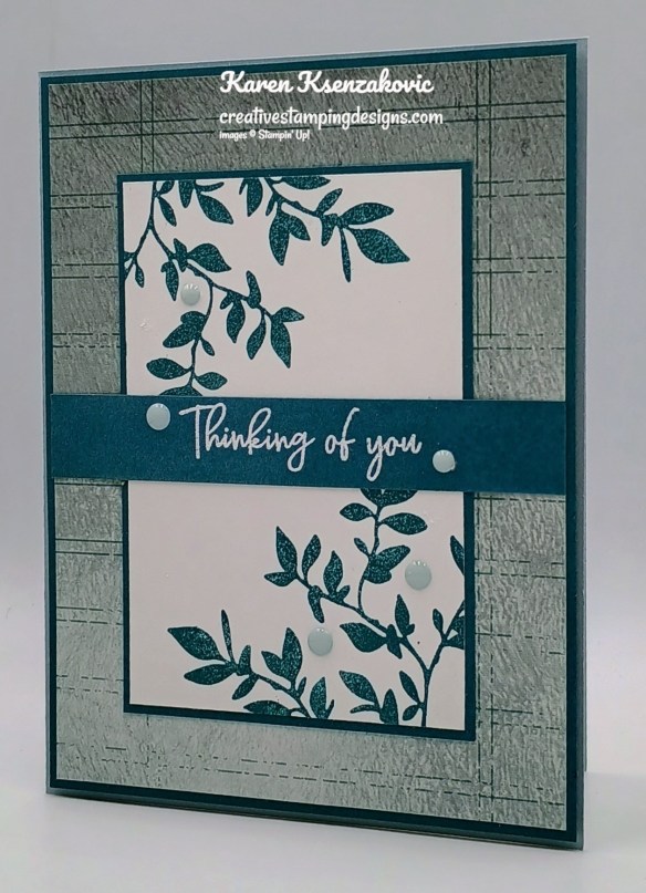 Stampin' Up! Nature's Symphony CAS 4 creativestampingdesigns.com