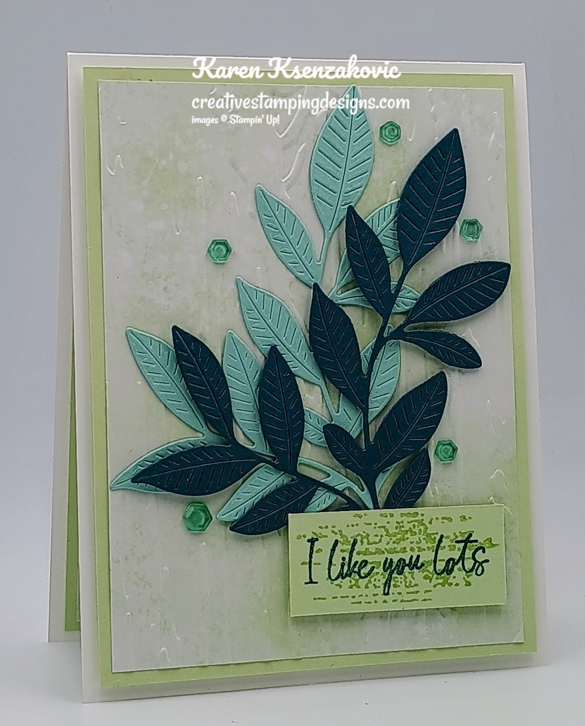 Stampin' Up! Nature's Symphony Greens | Creative Stamping Designs