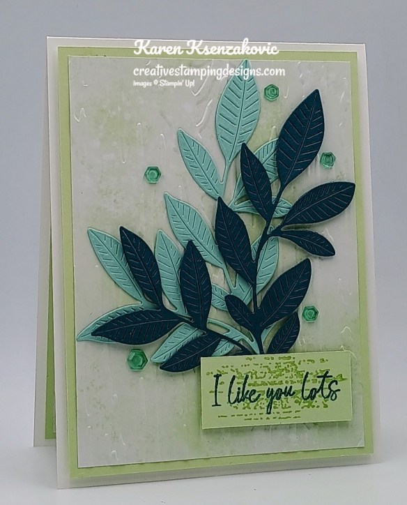 Stampin' Up! Nature's Symphony in Greens 3 creativestampingdesigns.com
