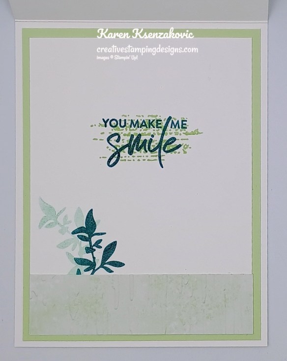 Stampin' Up! Nature's Symphony in Greens 5 creativestampingdesigns.com