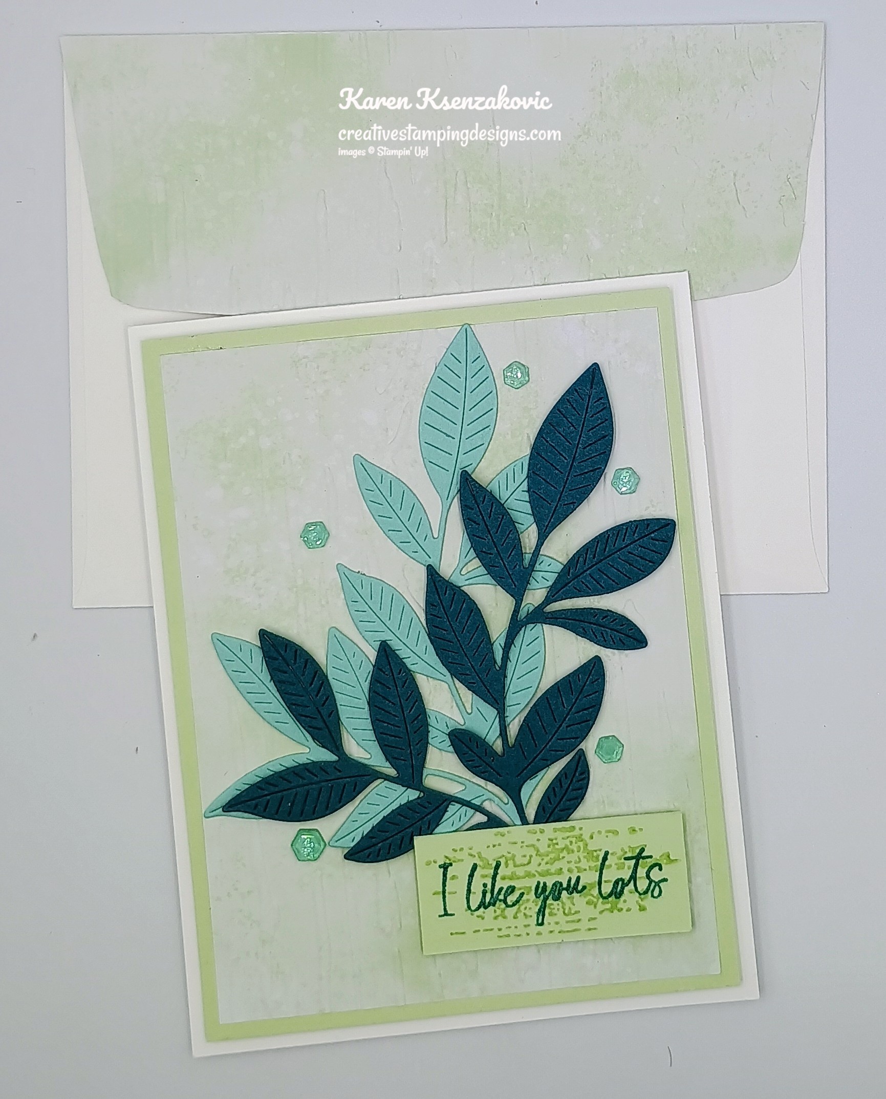 Stampin' Up! Nature's Symphony Greens | Creative Stamping Designs