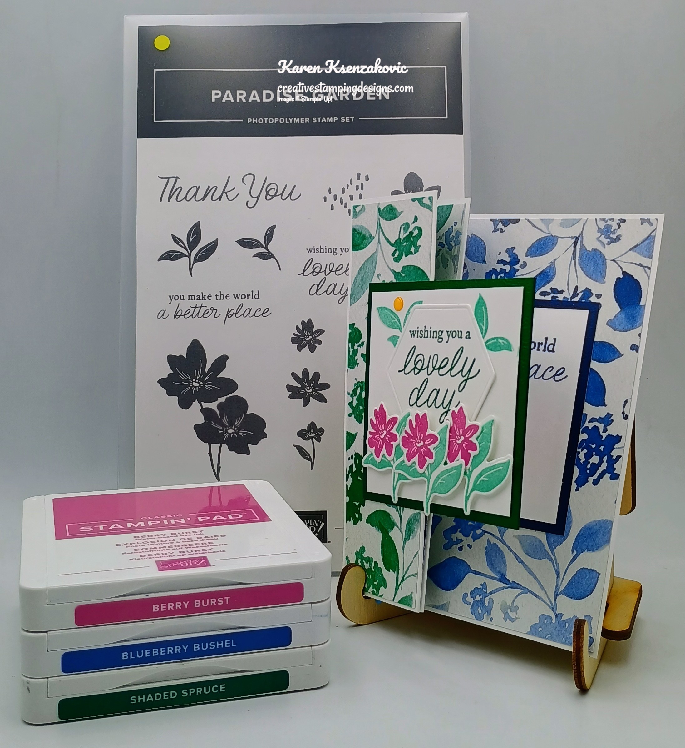 Stampin' Up! Paradise Garden for Fun Fold Friday | Creative