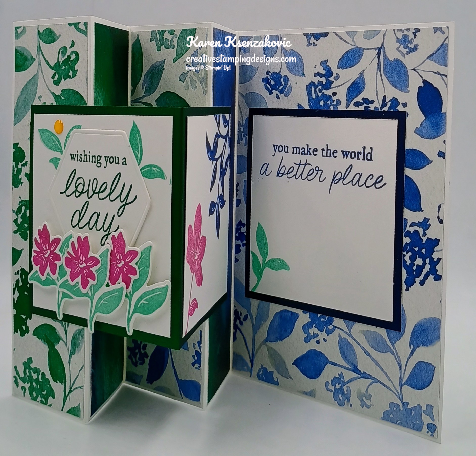 Stampin' Up! Paradise Garden for Fun Fold Friday | Creative