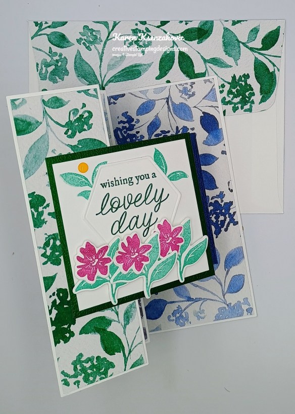 Stampin' Up! Paradise Garden Fun Fold 7 creativestampingdesigns.com
