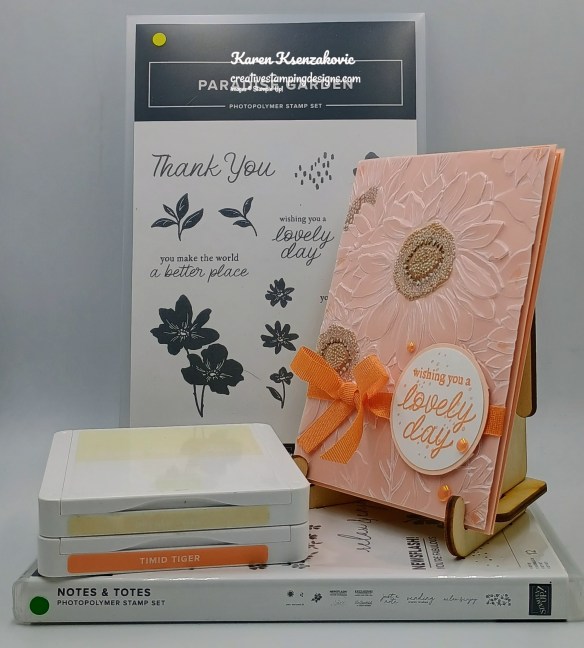 Stampin' Up! Paradise Garden Sunflower 1 creativestampingdesigns.com