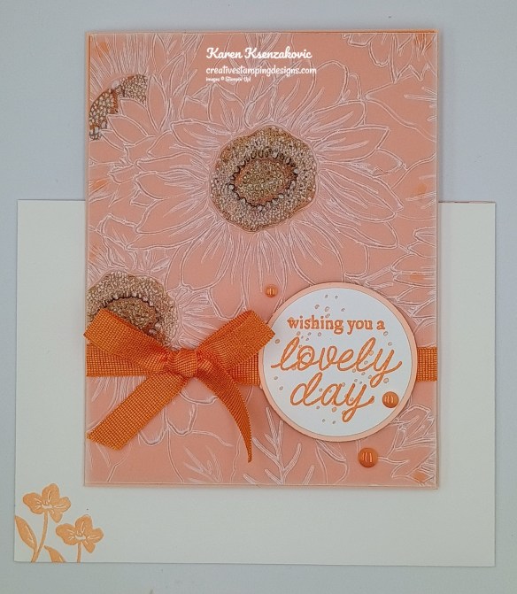 Stampin' Up! Paradise Garden Sunflower 6 creativestampingdesigns.com