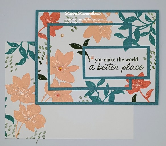 Stampin' Up! Paradise Garden Triple Time 6 creativestampingdesigns.com