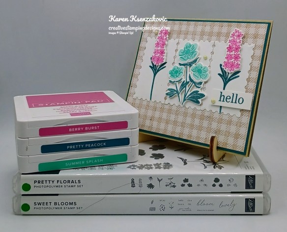 Stampin' Up! Pretty Florals Hello 1 creativestampingdesigns.com