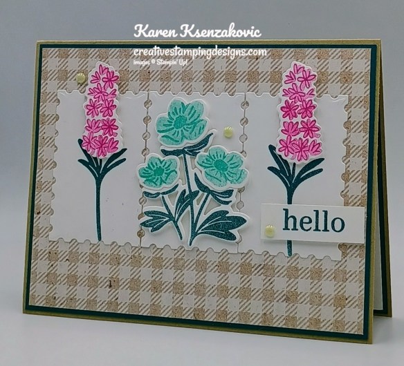 Stampin' Up! Pretty Florals Hello 4 creativestampingdesigns.com