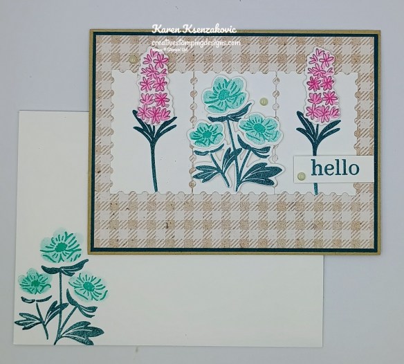 Stampin' Up! Pretty Florals Hello 6 creativestampingdesigns.com
