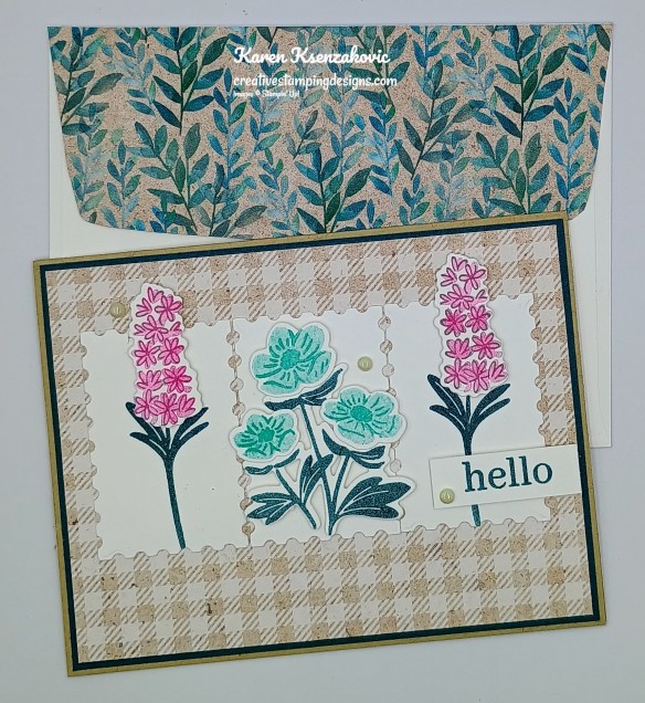 Stampin' Up! Pretty Florals Hello 7 creativestampingdesigns.com