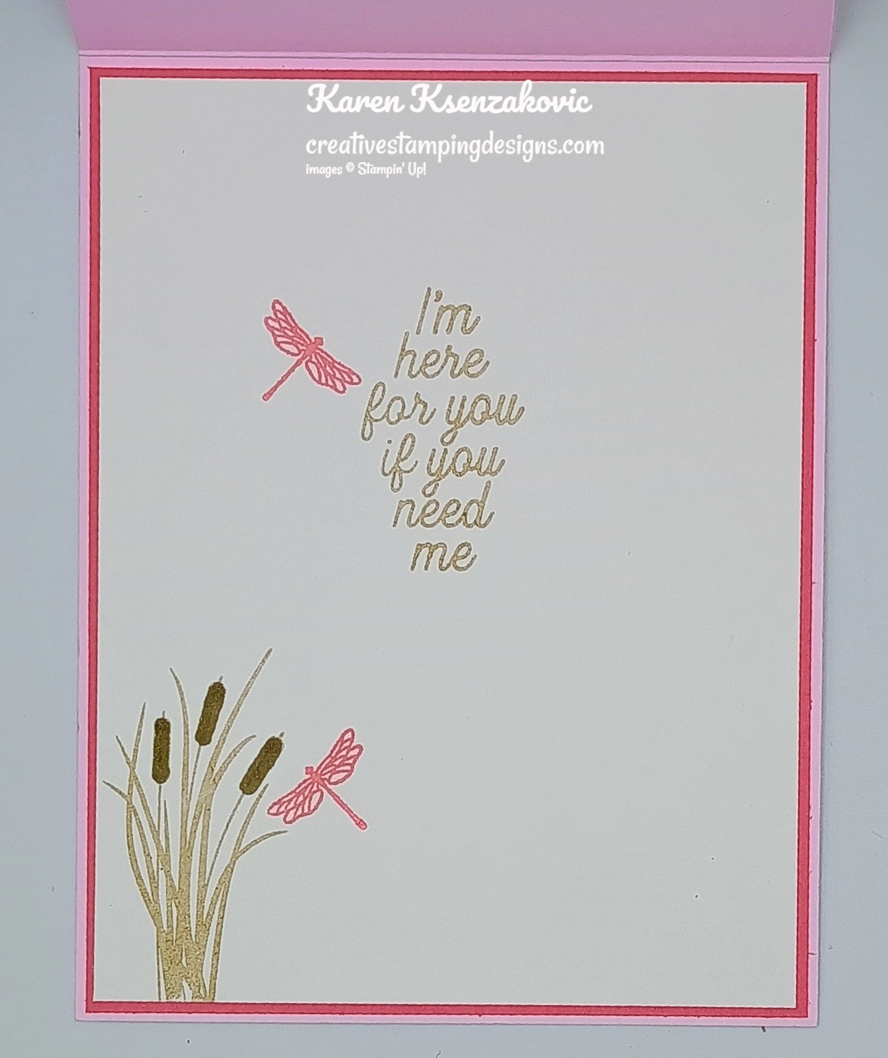 Stampin' Up! Scalloped Wishes in Pinks | Creative Stamping Designs