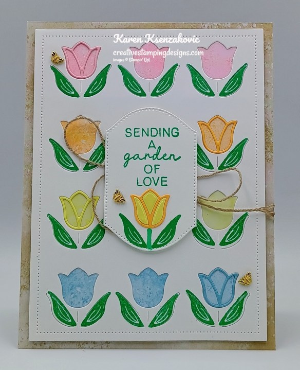 Stampin' Up! Sunshine & Tulips Friendship 2 creativestampingdesigns.com