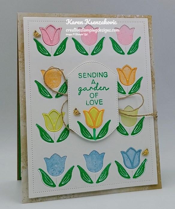 Stampin' Up! Sunshine & Tulips Friendship 3 creativestampingdesigns.com