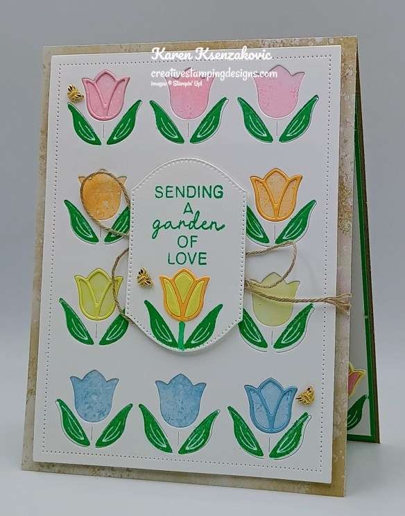 Stampin' Up! Sunshine & Tulips Friendship 4 creativestampingdesigns.com