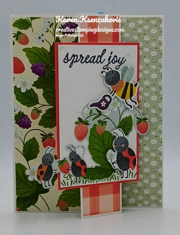 Stampin' Up! Sweet Bugs Fun Fold 3 creativestampingdesigns.com