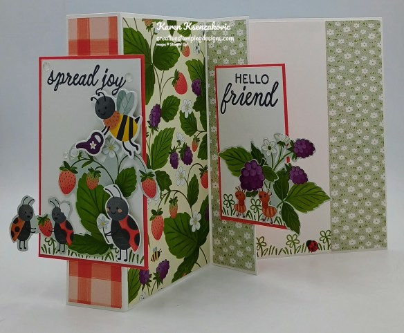 Stampin' Up! Sweet Bugs Fun Fold 4 creativestampingdesigns.com