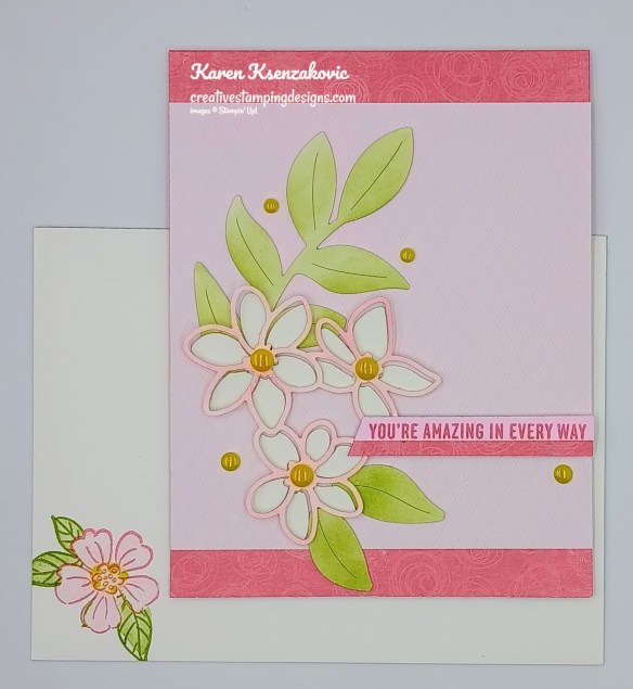 Stampin' Up! A Round of Hellos Covered in Flowers 6 creativestampingdesigns.com