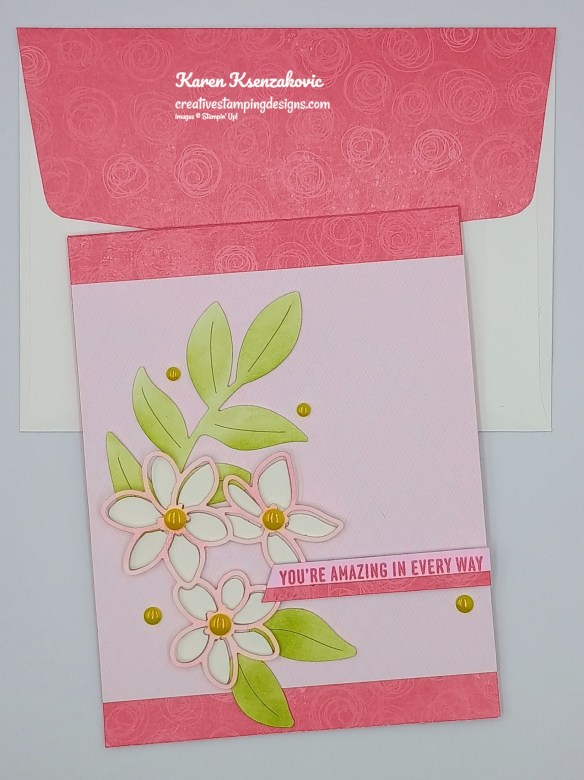 Stampin' Up! A Round of Hellos Covered in Flowers 7 creativestampingdesigns.com