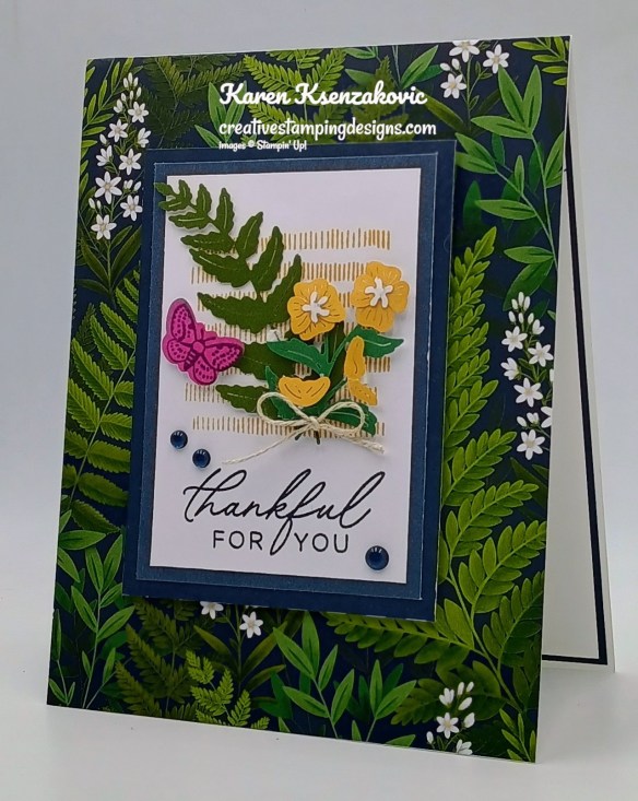 Stampin' Up! Fern & Flora Thankful 4 creativestampingdesigns.com