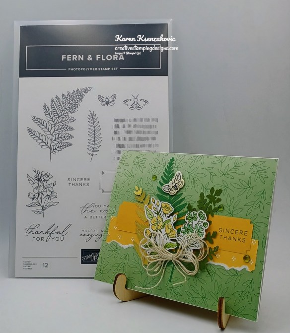 Stampin' Up! Fern & Flora Thanks 1 creativestampingdesigns.com