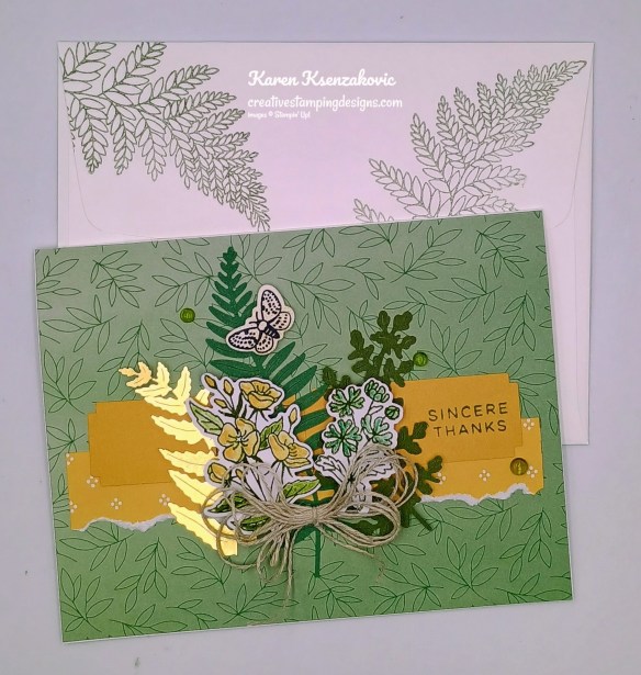 Stampin' Up! Fern & Flora Thanks 7 creativestampingdesigns.com