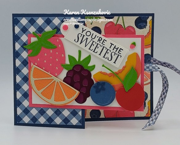 Stampin' Up! Filled with Sweetness Fun Fold 2 creativestampingdesigns.com