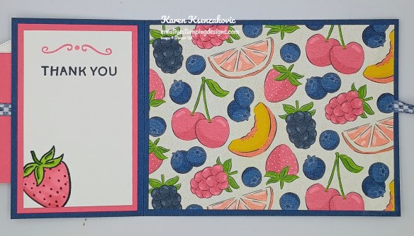 Stampin' Up! Filled with Sweetness Fun Fold 5 creativestampingdesigns.com