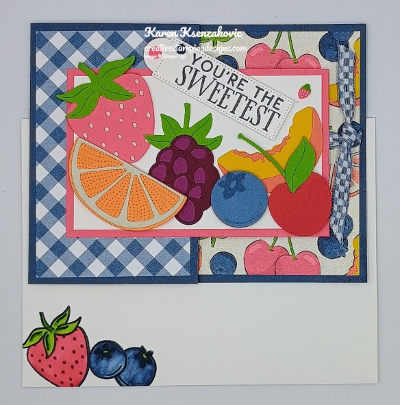 Stampin' Up! Filled with Sweetness Fun Fold 6 creativestampingdesigns.com