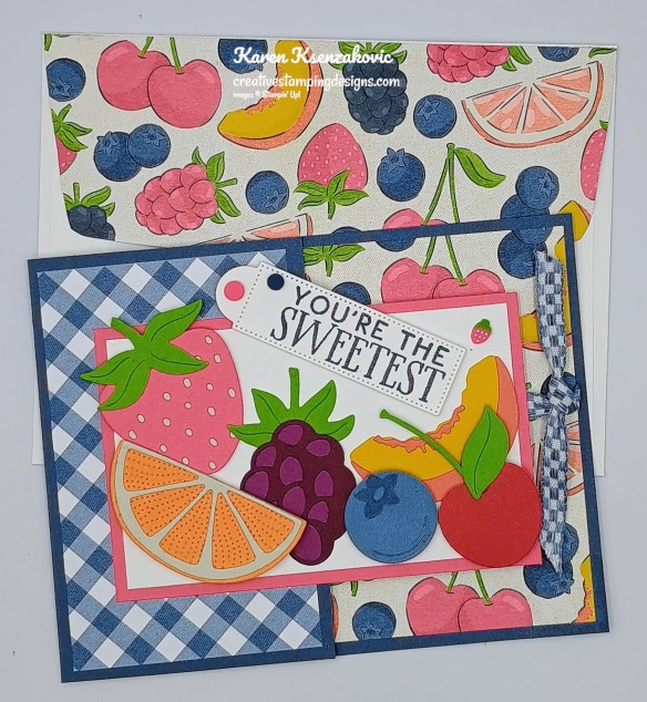Stampin' Up! Filled with Sweetness Fun Fold 7 creativestampingdesigns.com