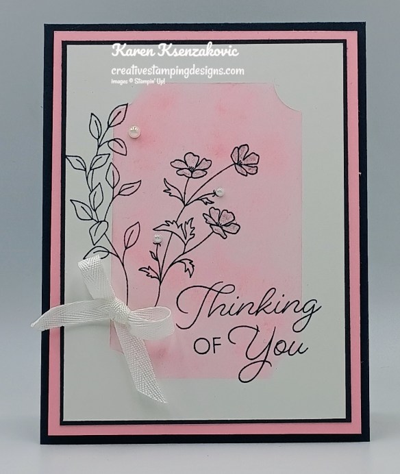 Stampin' Up! Framed All Around CAS 1 creativestampingdesigns.com