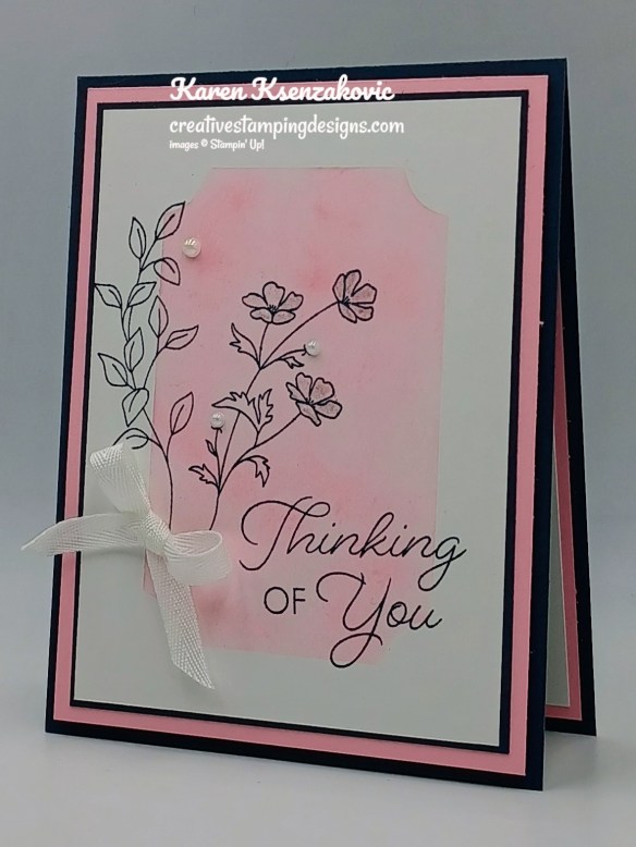 Stampin' Up! Framed All Around CAS 4 creativestampingdesigns.com