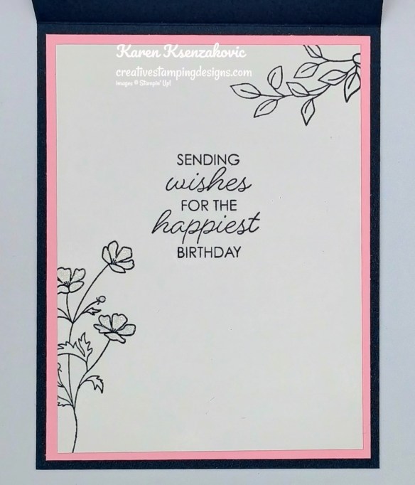 Stampin' Up! Framed All Around CAS 5 creativestampingdesigns.com