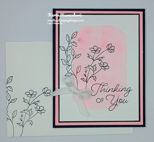 Stampin' Up! Framed All Around CAS 6 creativestampingdesigns.com
