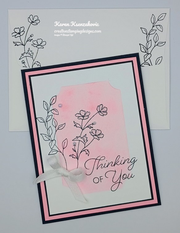 Stampin' Up! Framed All Around CAS 7 creativestampingdesigns.com