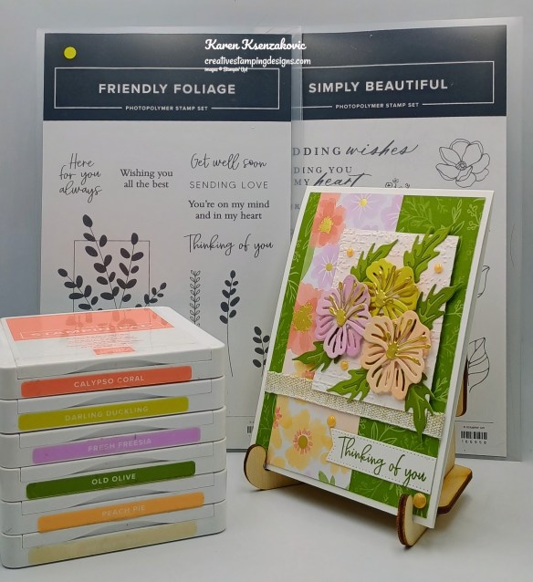 Stampin' UP! Friendly Foliage Thinking of You 1 creativestampingdesigns.com