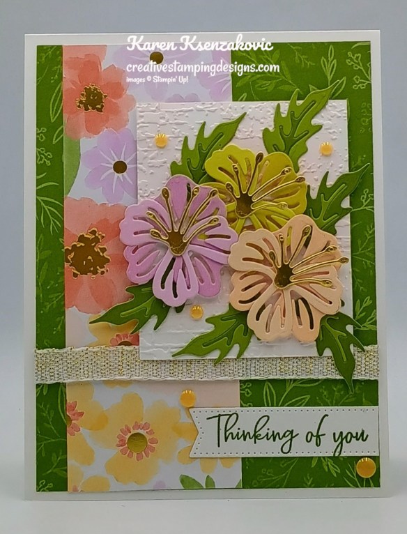 Stampin' UP! Friendly Foliage Thinking of You 2 creativestampingdesigns.com