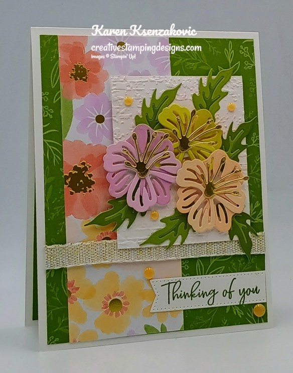 Stampin' UP! Friendly Foliage Thinking of You 3 creativestampingdesigns.com