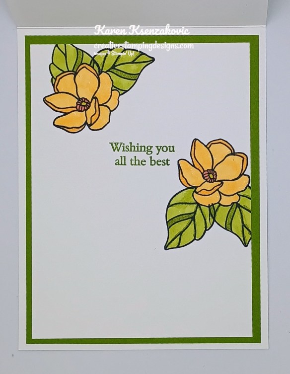 Stampin' UP! Friendly Foliage Thinking of You 5 creativestampingdesigns.com