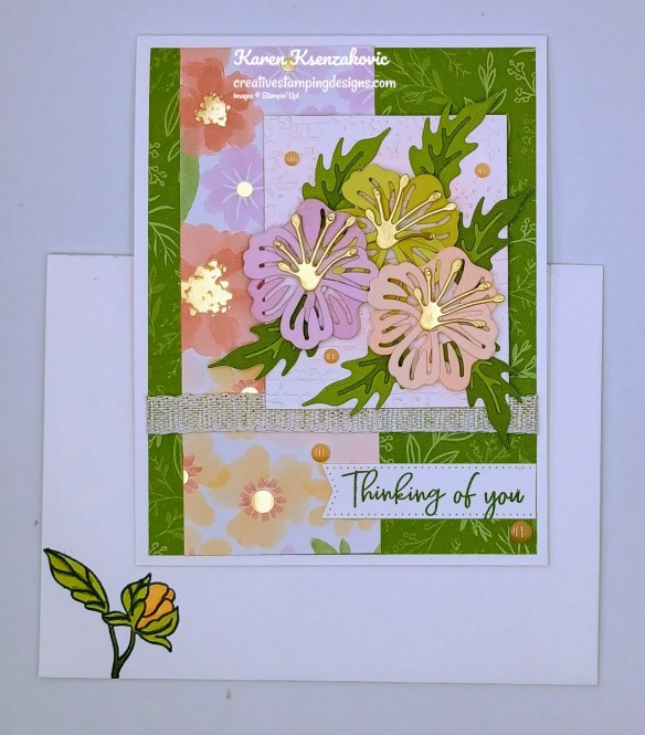 Stampin' UP! Friendly Foliage Thinking of You 6 creativestampingdesigns.com