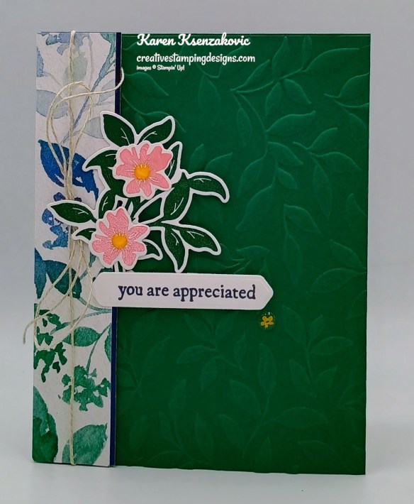 Stampin' Up! Paradise Garden Appreciated 2 creativestampingdesigns.com